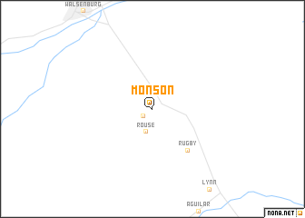 map of Monson