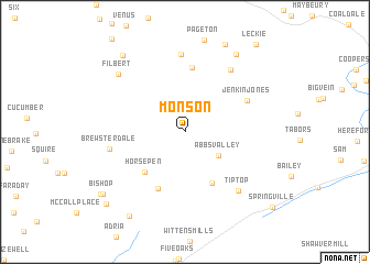 map of Monson