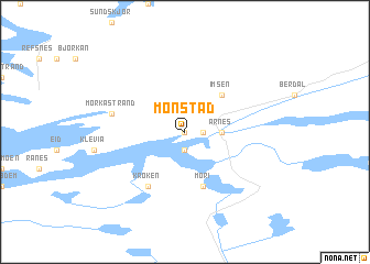 map of Monstad