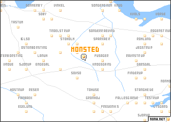 map of Mønsted