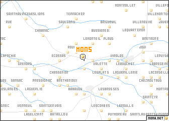 map of Mons