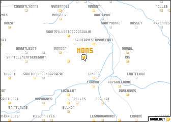 map of Mons