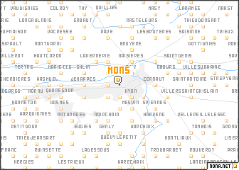 map of Mons