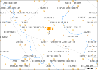 map of Mons