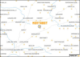 map of Montabot