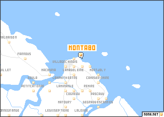map of Montabo
