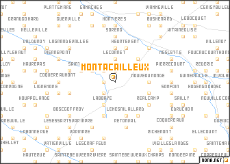 map of Mont-à-Cailleux