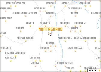 map of Montagnano