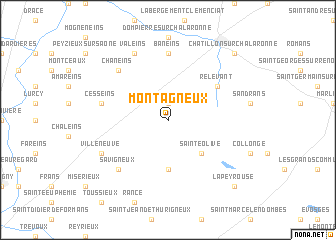 map of Montagneux