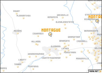 map of Montague