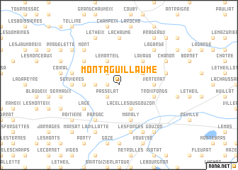 map of Montaguillaume