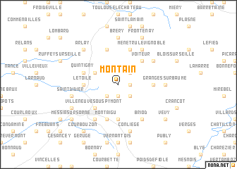 map of Montain