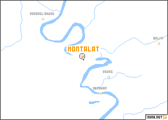 map of Montalat