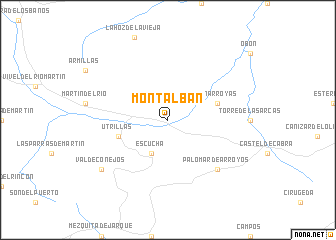 map of Montalbán