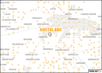 map of Montalban