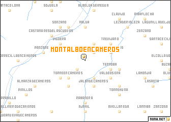 map of Montalbo en Cameros