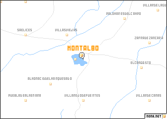 map of Montalbo