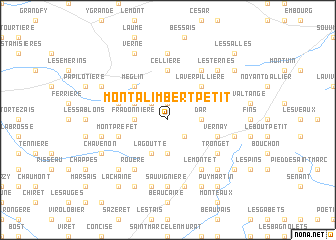 map of Montalimbert Petit