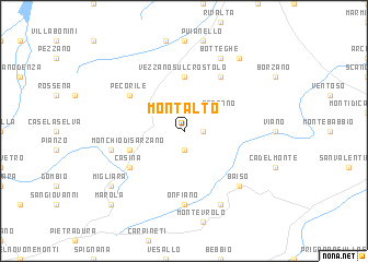 map of Montalto