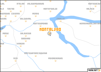 map of Montalvão