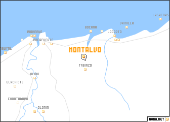 map of Montalvo