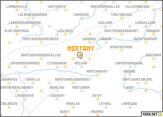 map of Montamy