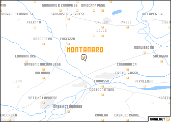 map of Montanaro