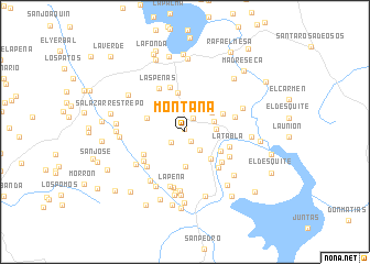 map of Montaña