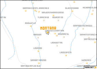map of Montaña