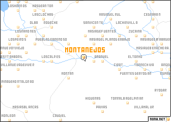 map of Montanejos