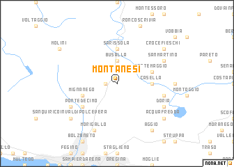 map of Montanesi