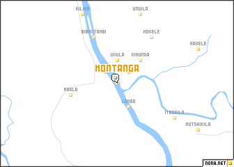 map of Montanga