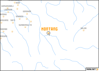 map of Montang