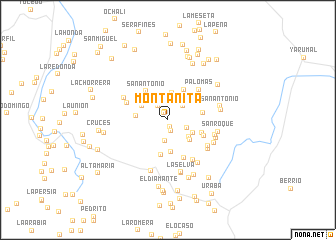 map of Montañita