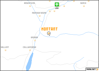 map of Montant