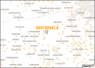 map of Montañuela