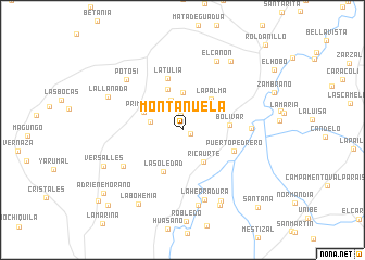 map of Montañuela