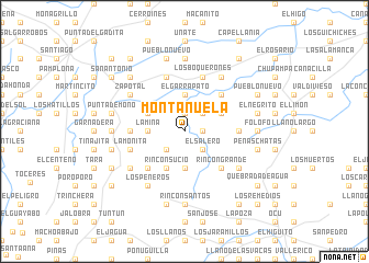 map of Montañuela