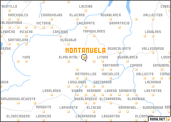 map of Montañuela