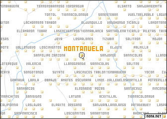map of Montañuela