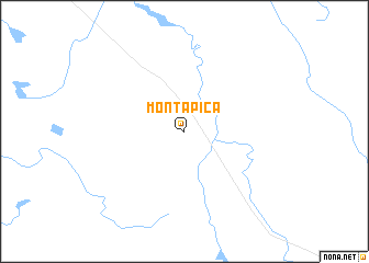 map of Mont-Apica