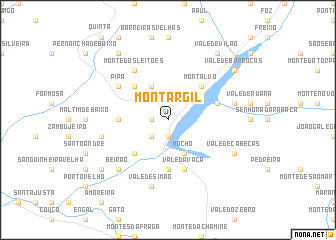 map of Montargil