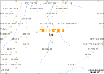 map of Montarmand