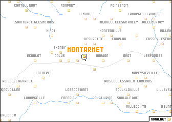 map of Mont-Armet