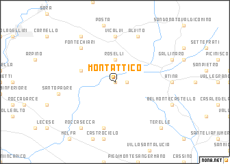 map of Montattico