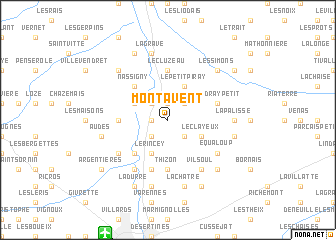 map of Montavent