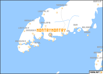 map of Montay-Montay