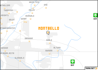 map of Montbello