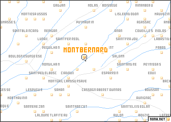 map of Montbernard