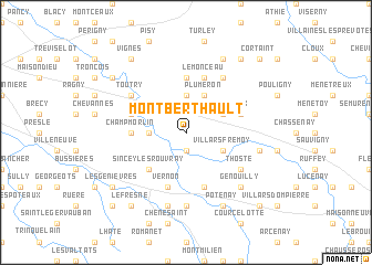 map of Montberthault